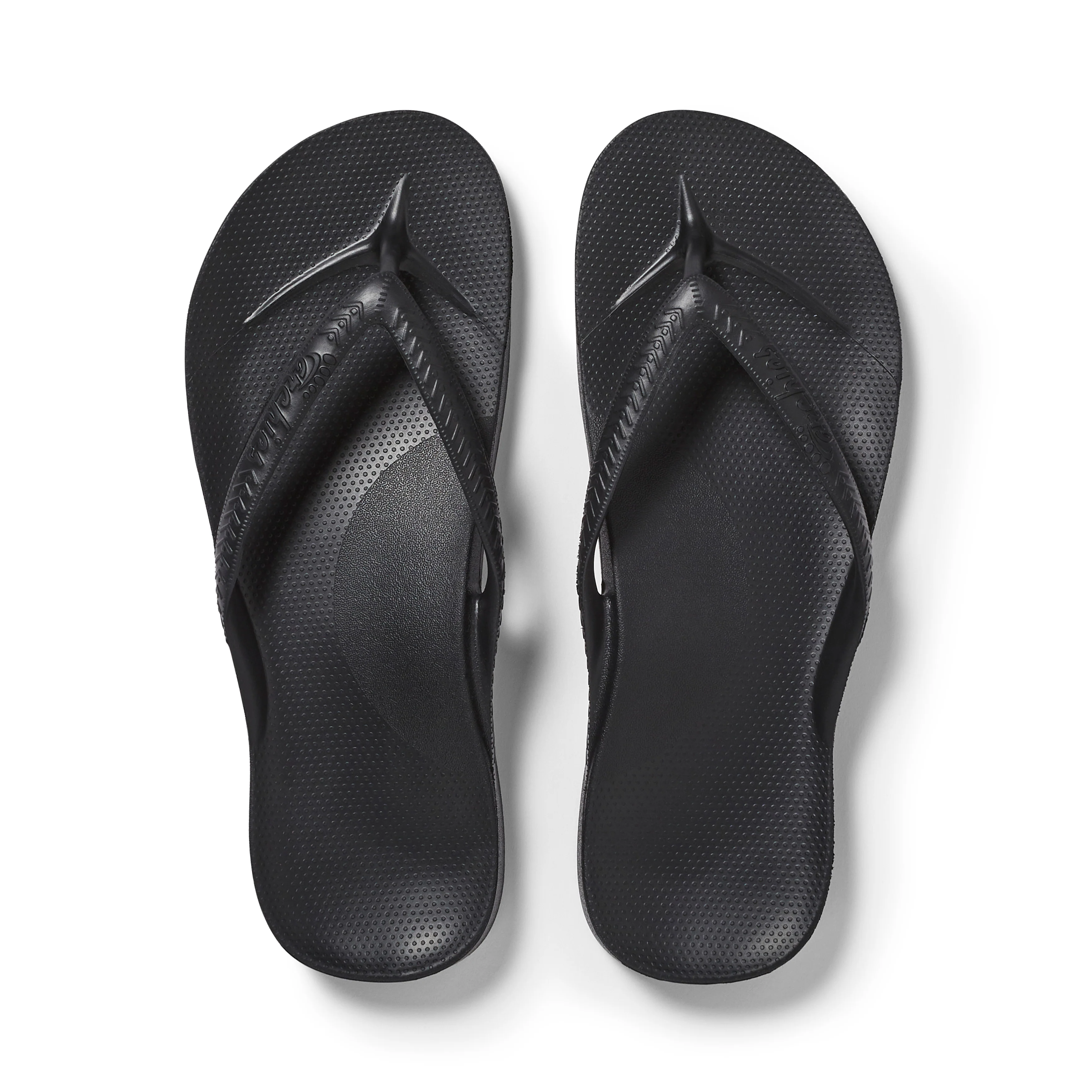 Kids - Arch Support Thongs - Black - Image 15